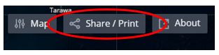 Share/Print button highlighted