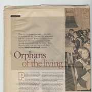 'Orphans of the living', article by Nikki Barraclough