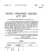 State Children Relief Act 1901
