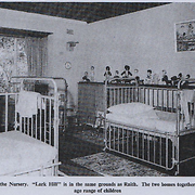 "Lark Hill" - the Nursery. "Lark Hill" is in the same grounds as Raith. The two homes together care for a wide age range of children [original caption]