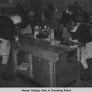 Manual training class at Toombong School