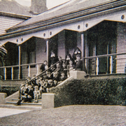 Santa Casa, Queenscliff, C.W.S.G. Holiday Home for sick children. Sisters and holidaymakers.